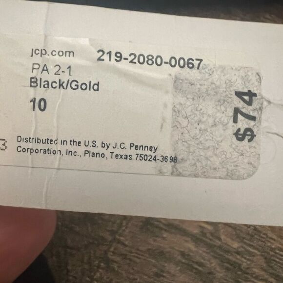 Off-shoulder black Bodycon midi dress gold zipper back NWT Size 10 Premier Amour - Picture 11 of 12